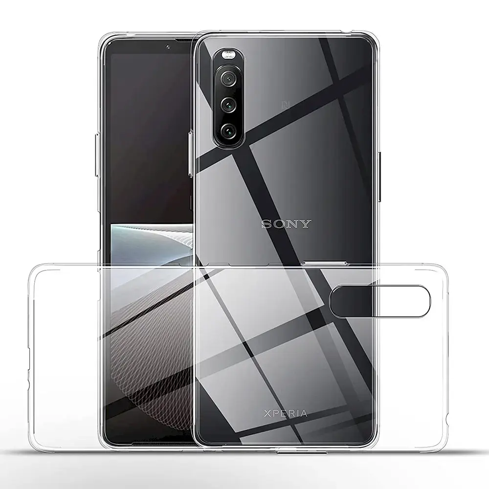 Fusion Ultra Back Case 1 mm protect silicone case for Sony Xperia 10 III transparent