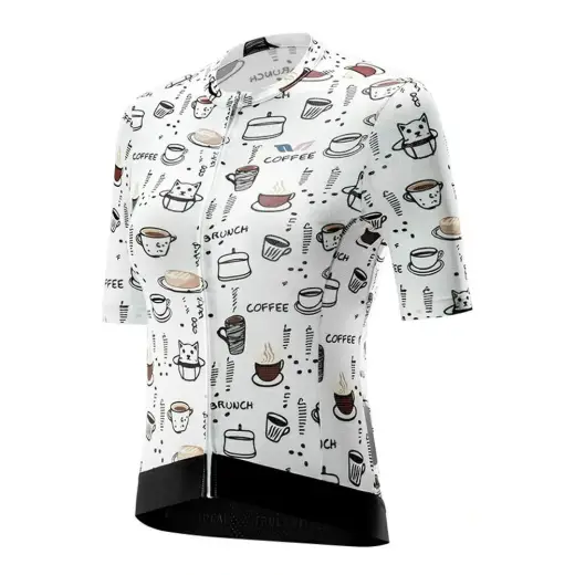 Rockbros 15110005003 Women's Short Sleeve Cycling Jersey S - White