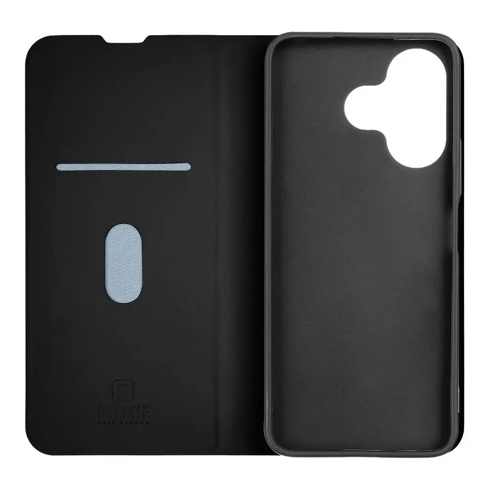 Obal:Me SmoothTouch чехол-книжка для телефона Redmi 13 чёрный