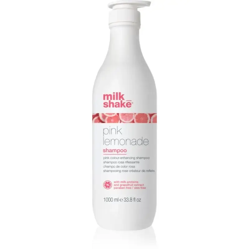 Milk Shake Pink Lemonade Colored Shampoo for Blonde Hair Odstín Pink 1000 Ml
