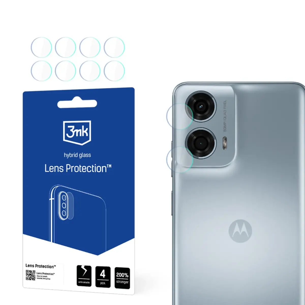 3mk Lens Protection kaamera kaitseklaas telefonile Motorola Moto G24 Power