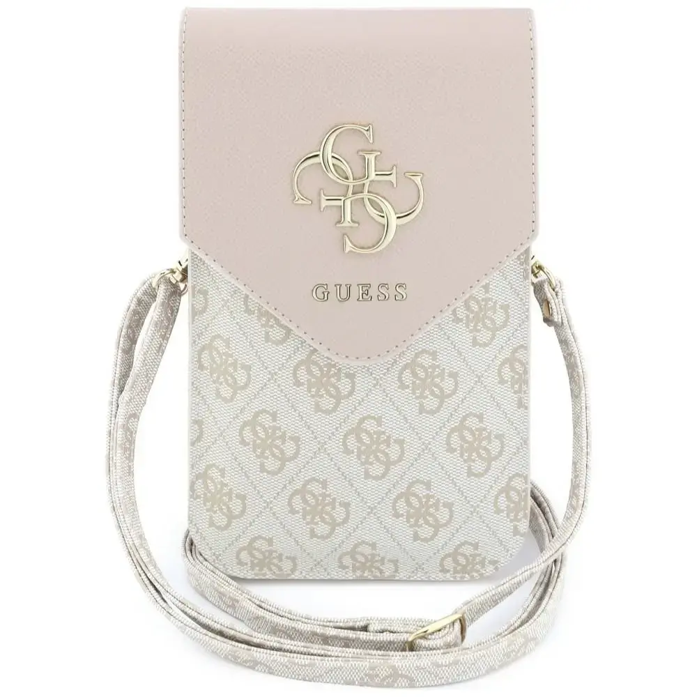 Phone bag Guess  Graines 4G &      Classic Logos pink