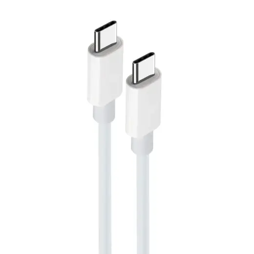 Maxlife MXUC-05 datu pārraides un uzlādes vads | USB-C uz USB-C | 60W | 2m | balts