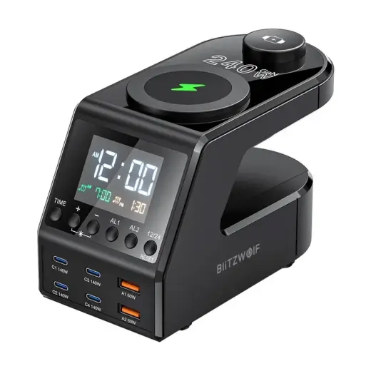 Зарядное устройство BlitzWolf BW-FW10 | 240W | PD, QC, PPS | USB-A, USB-C