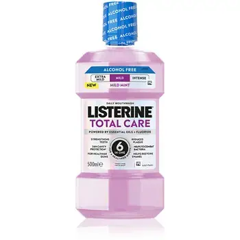 Listerine Total Care Teeth Protection Mild Taste - Ústní voda kompletní péče bez alkoholu 1000ml