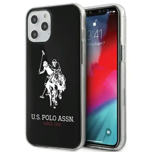 U.S. Polo USHCP12LTPUHRBK Big Horse чехол для телефона iPhone 12 Pro Max чёрный