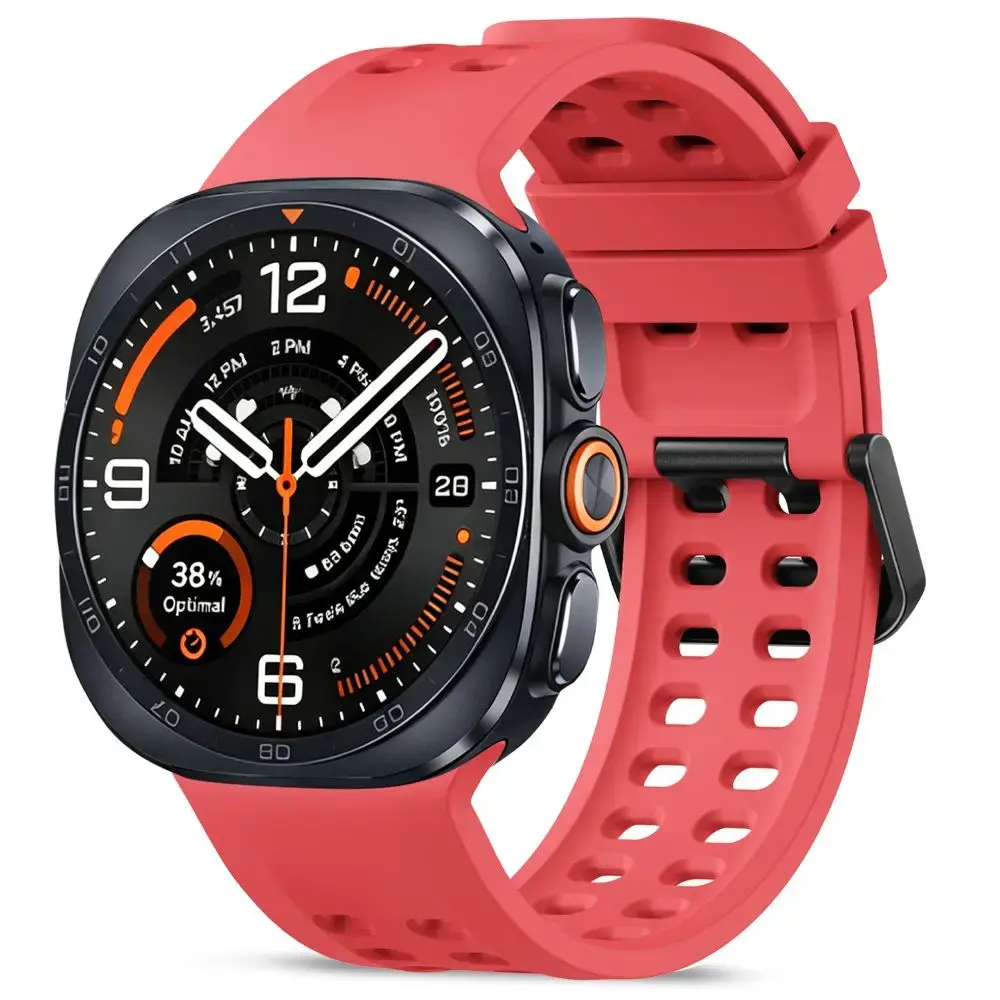 Tech-Protect Silicone Air smartwatch case for Samsung Galaxy Watch Ultra 1/2 (47 mm) | red