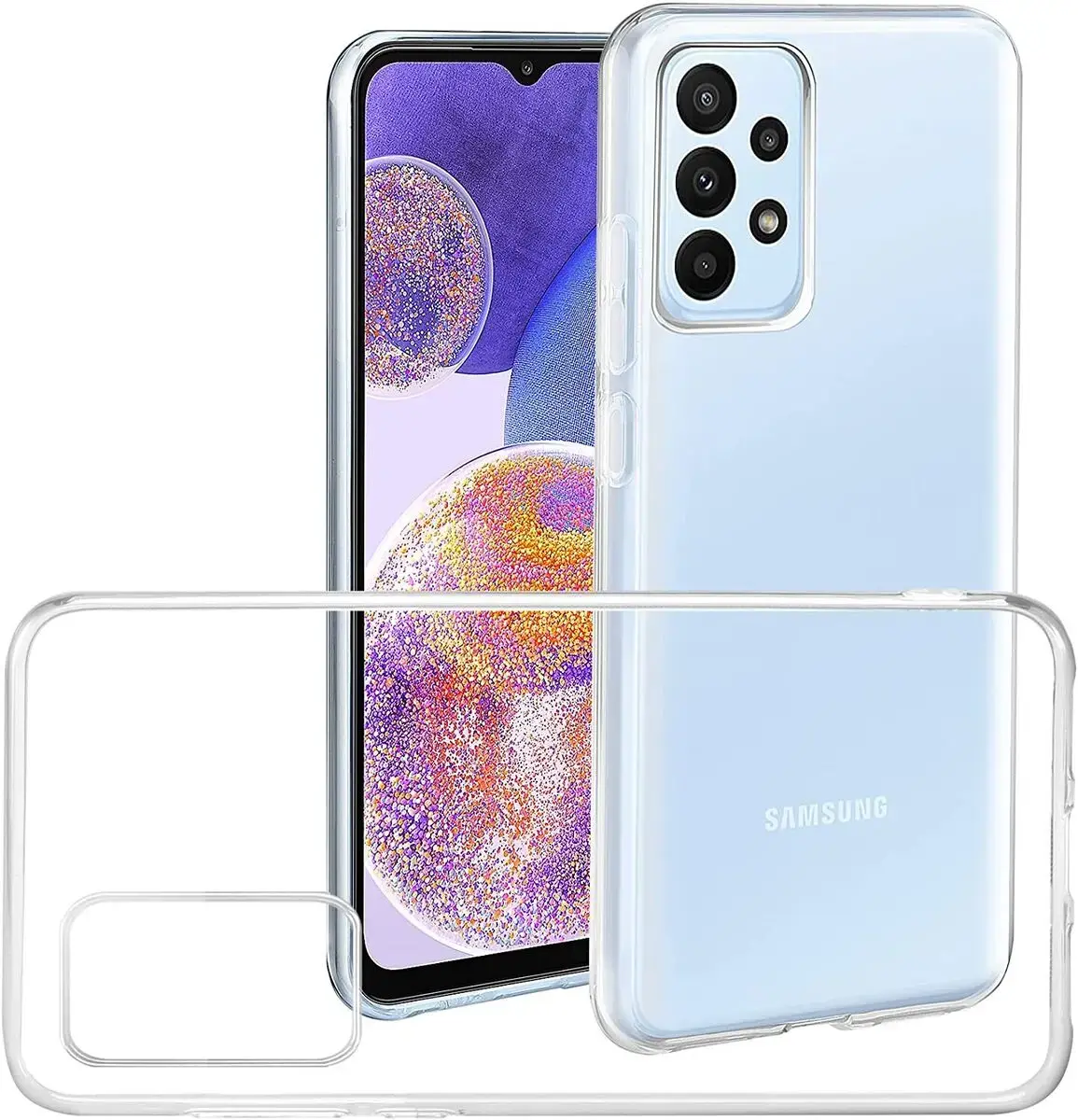 Fusion Ultra 1 mm silikoonist telefoni ümbris Samsung Galaxy A25 (A256) | A24 4G (A245) läbipaistev