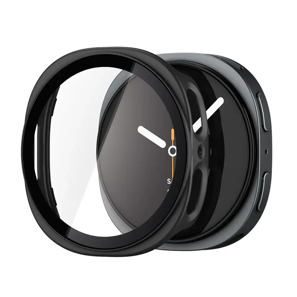 Spigen Thin Fit 360 viedpulksteņa maciņš (apvalks) priekš Samsung Galaxy Watch 8/9 (40 mm) | melns