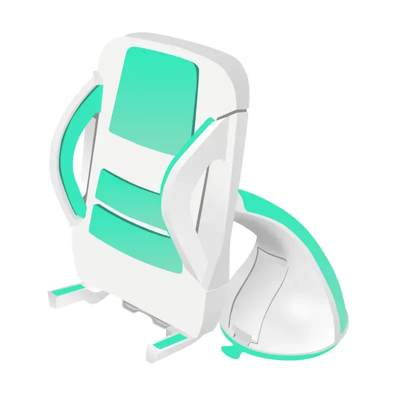GoodBuy 15HD72 car phone holder with suction cup with 55-75 mm clamp white