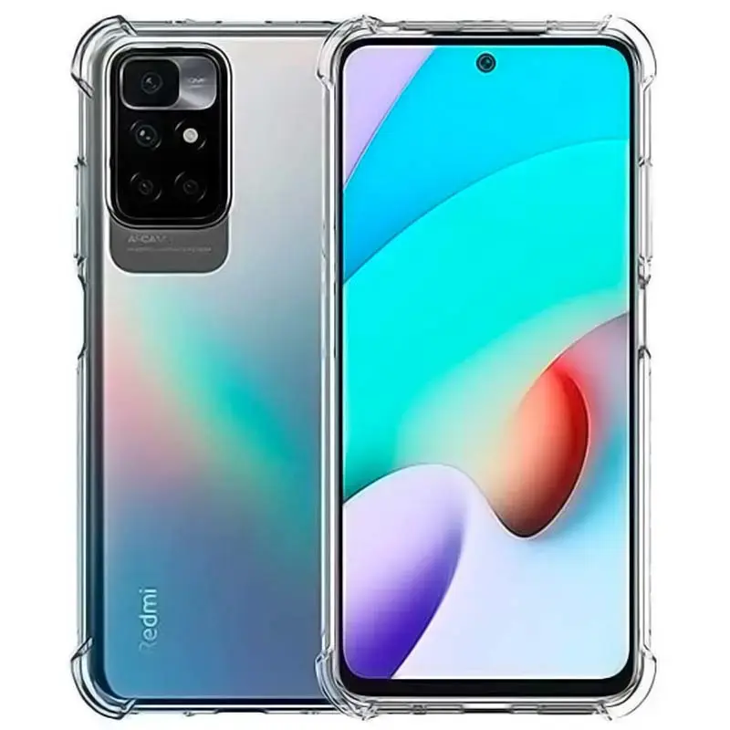 Fusion Anti Shock 1.5 mm telefono dėklas Redmi 10C 4G skaidrus