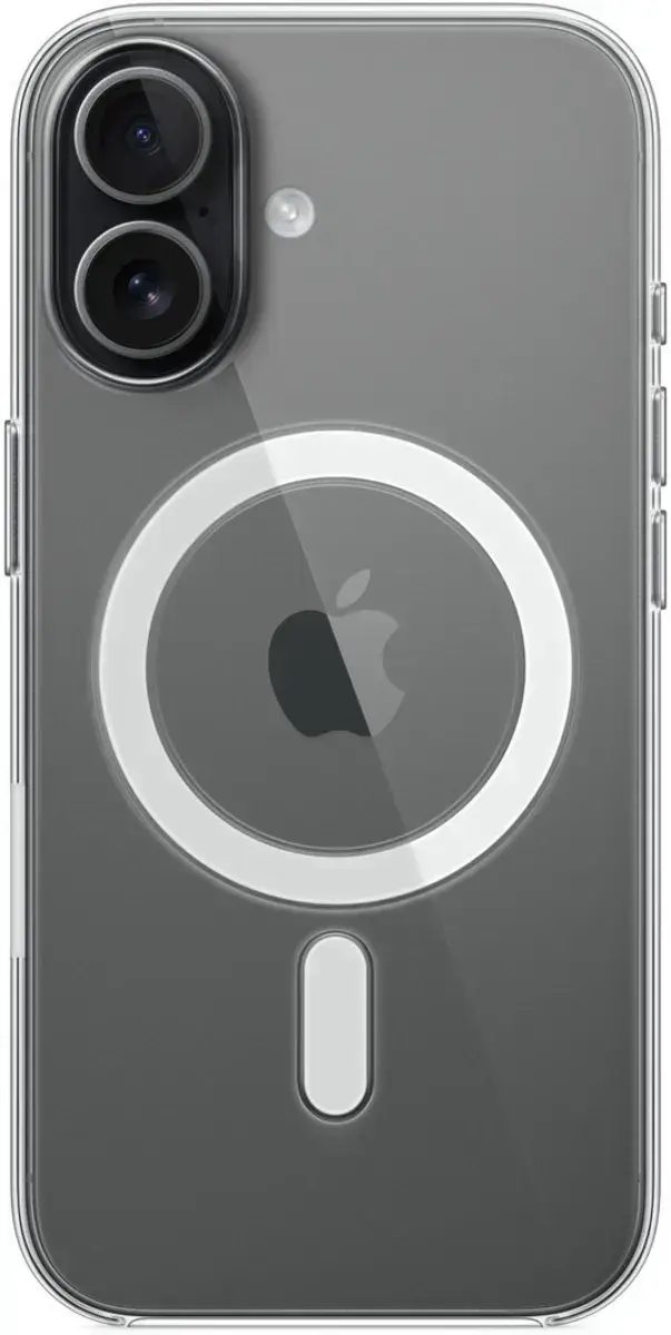 Clear maciņš ar MagSafe atbalstu telefonam iPhone 17 caurspīdīgs