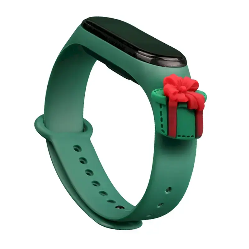Fusion Accessories viedpulksteņa siksniņa priekš Xiaomi Mi Band 3/4 | silikons | gaiši zaļa
