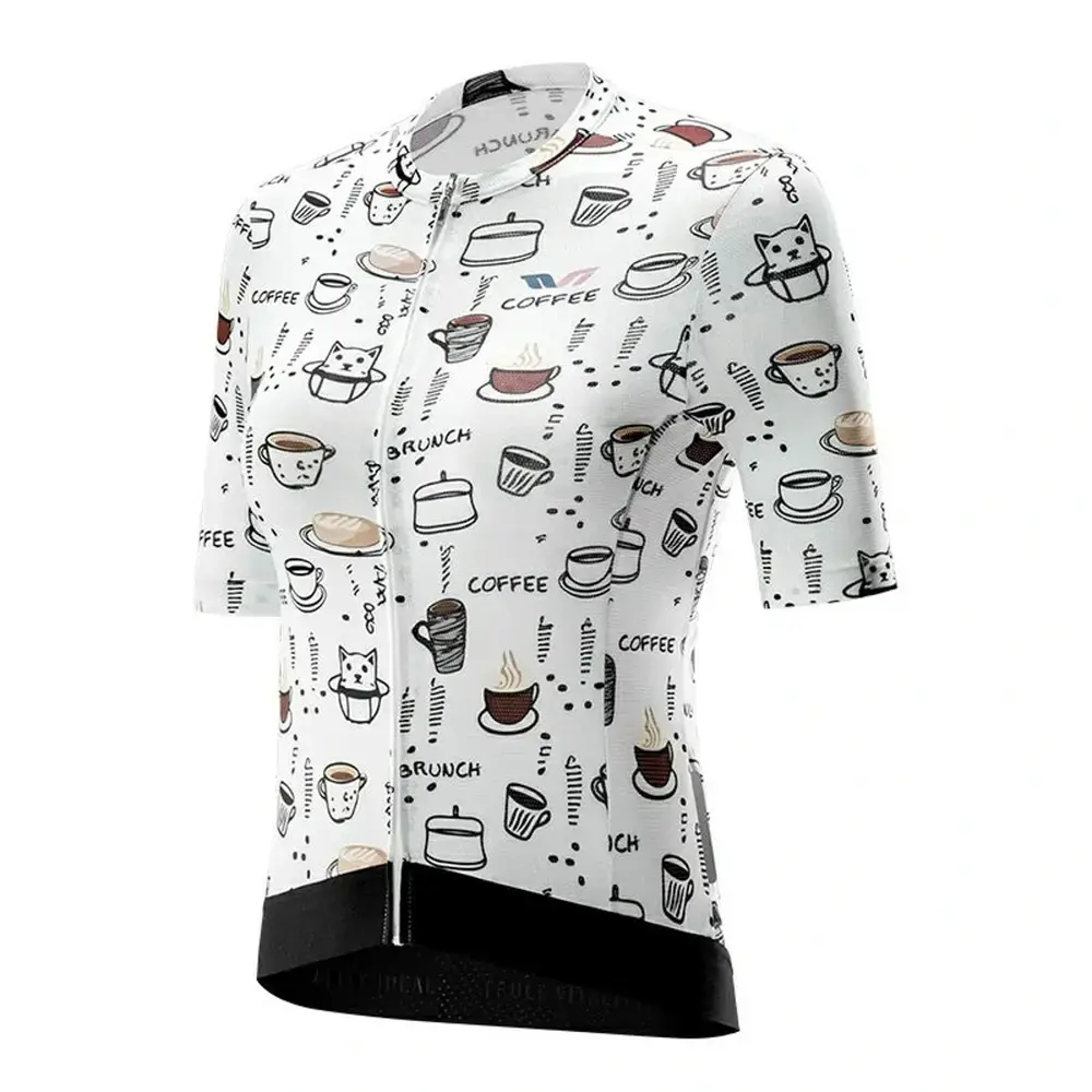 Rockbros 15110005004 Women's Short Sleeve Cycling Jersey M - White