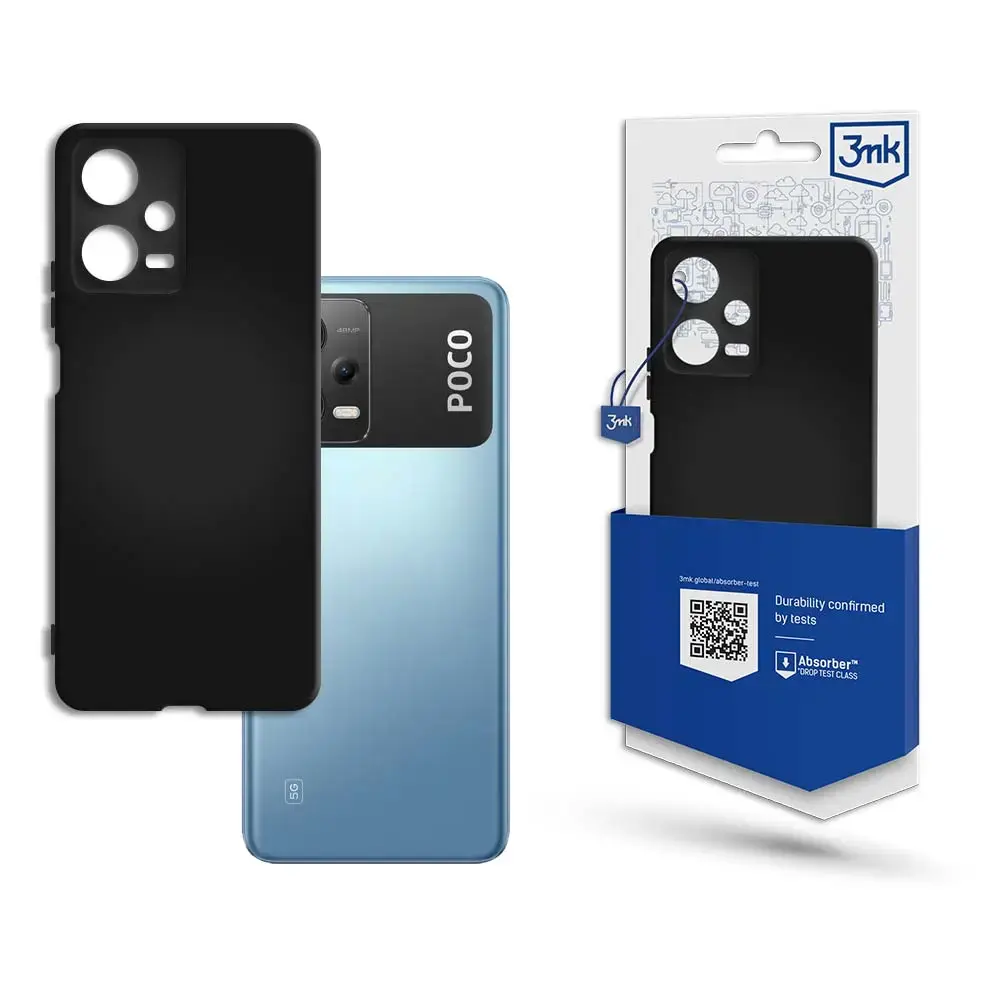 3MK Matt telefoni ümbris Poco X5 must