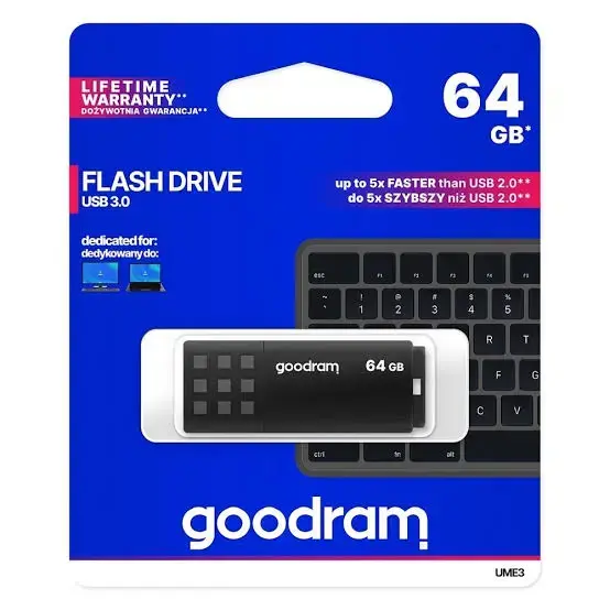 Goodram pendrive 64GB USB 3.0 UME3 black