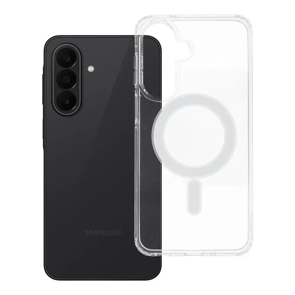 Clear Mag Cover (STR) telefono dėklas su MagSafe palaikymu Samsung Galaxy A27 5G (A276) skaidrus