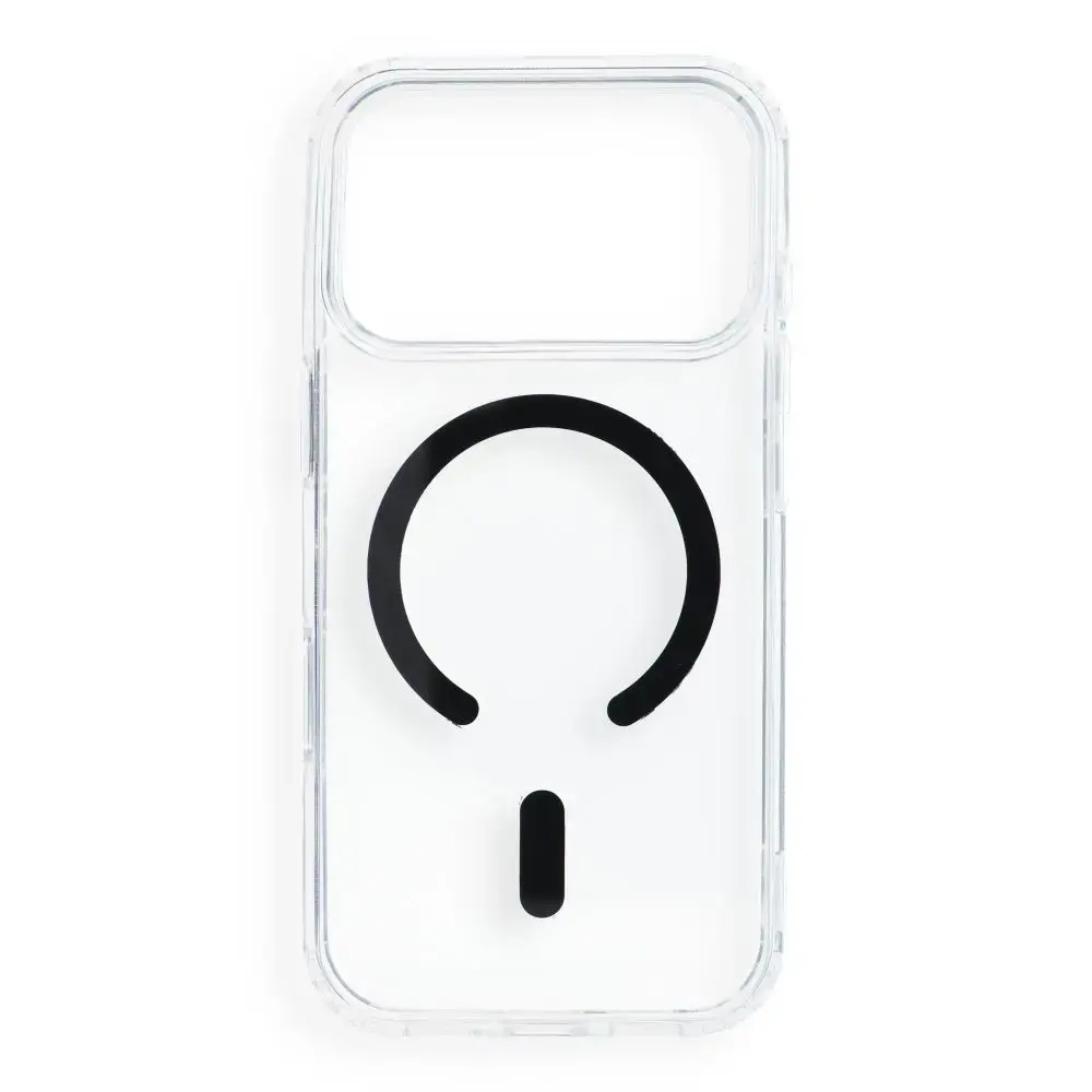 Drop Glue Colorful Ring Mag чехол с поддержкой MagSafe для телефона iPhone 17 Pro | iPhone 18 Pro чёрный