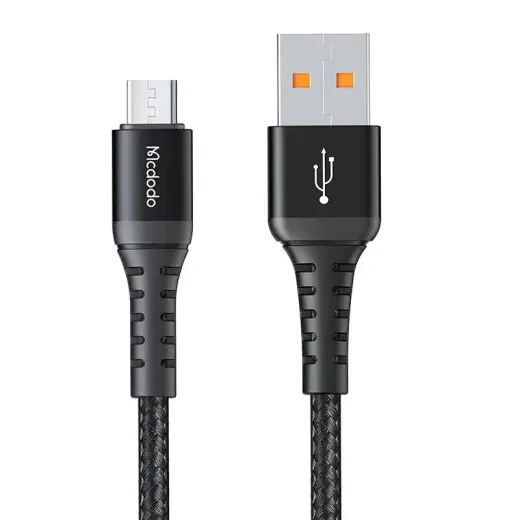 Mcdodo CA-2280 datu pārraides un uzlādes vads | USB-A uz Micro USB | 15W | 0.2m | melns