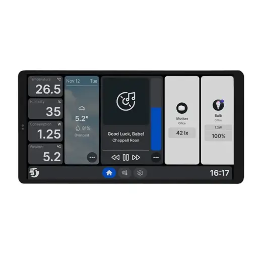 Shelly Wall Display X2 WiFi/BLU (White)