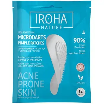 Iroha Microdarts Pimple Patches - Mikrojehličkové náplasti na akné ( 12 ks )