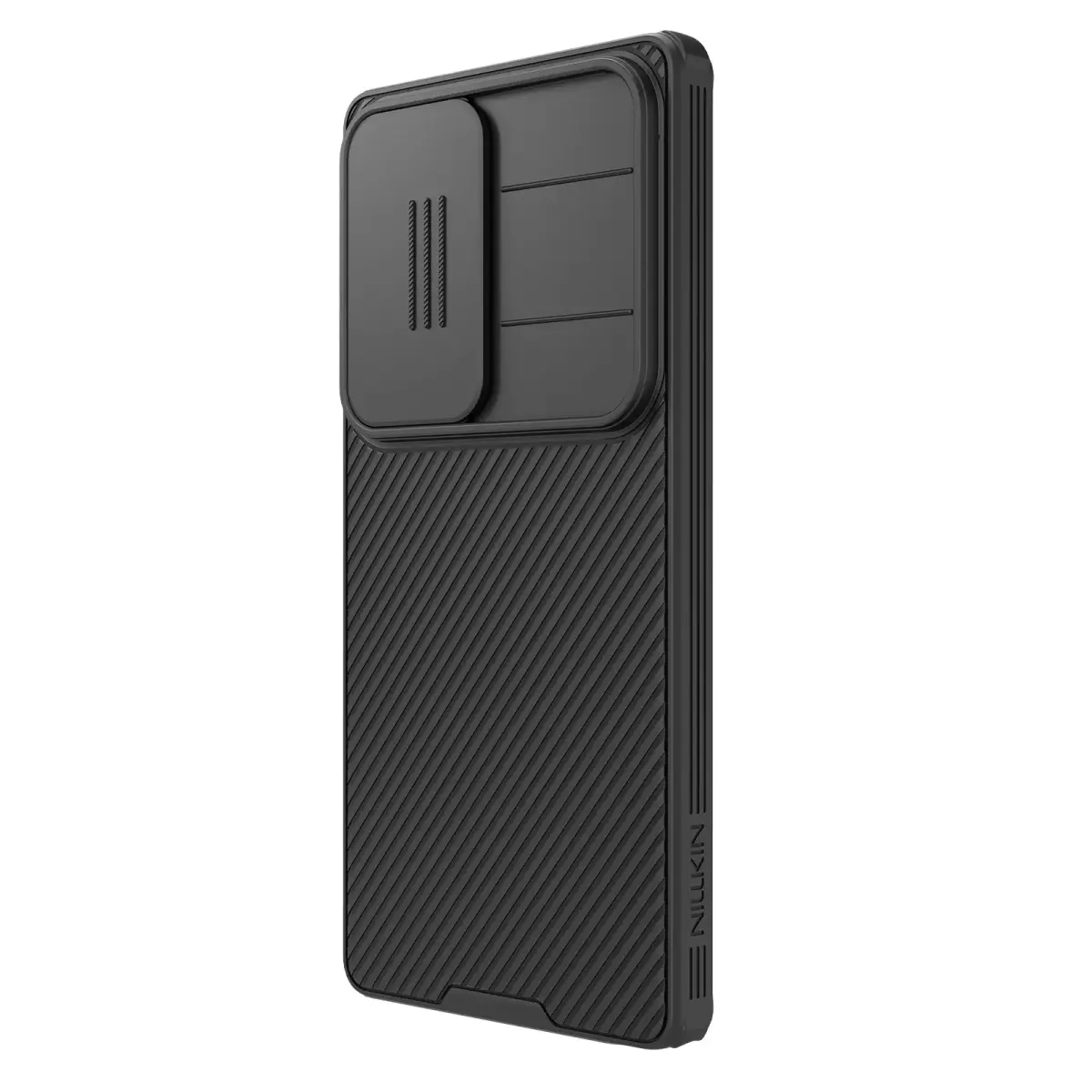 Nillkin CamShield PRO magnētisks telefona maciņš Samsung Galaxy S25 Ultra melns (ar kameras aizsargu)