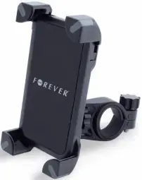 Forever BH-110 Universāls (9x18cm) Velo stieņa stiprinajums Telefonam | GPS Melns