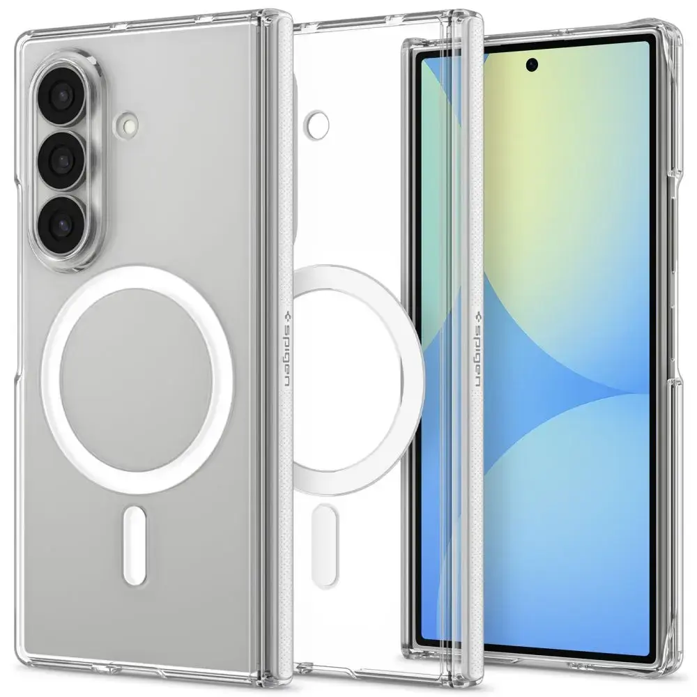 Spigen AirSkin Zero telefono dėklas su MagSafe palaikymu Samsung Galaxy Z Fold 8 Ultra (F976) baltas
