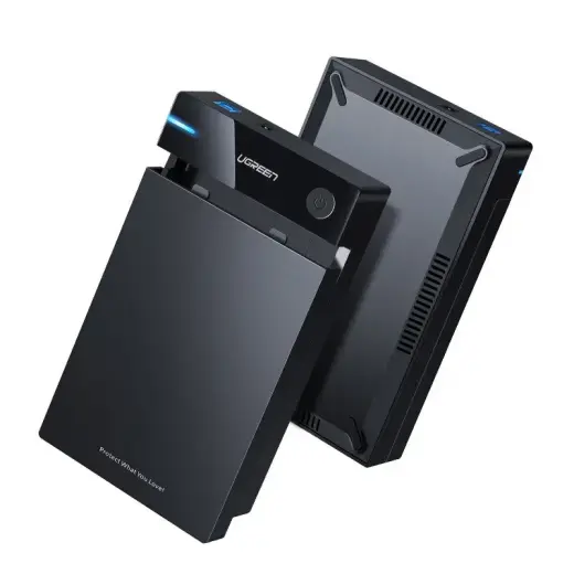 Ugreen HDD 3,5'' cietā diska SATA korpuss melns
