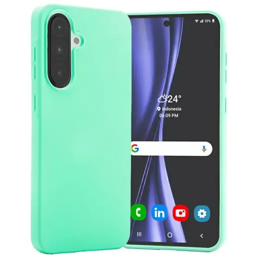 Mercury phone case for Samsung Galaxy A56 (A566) mint