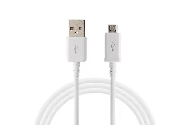 Samsung data transfer and charging cable | USB-A to Micro USB | 1m | white (OEM)