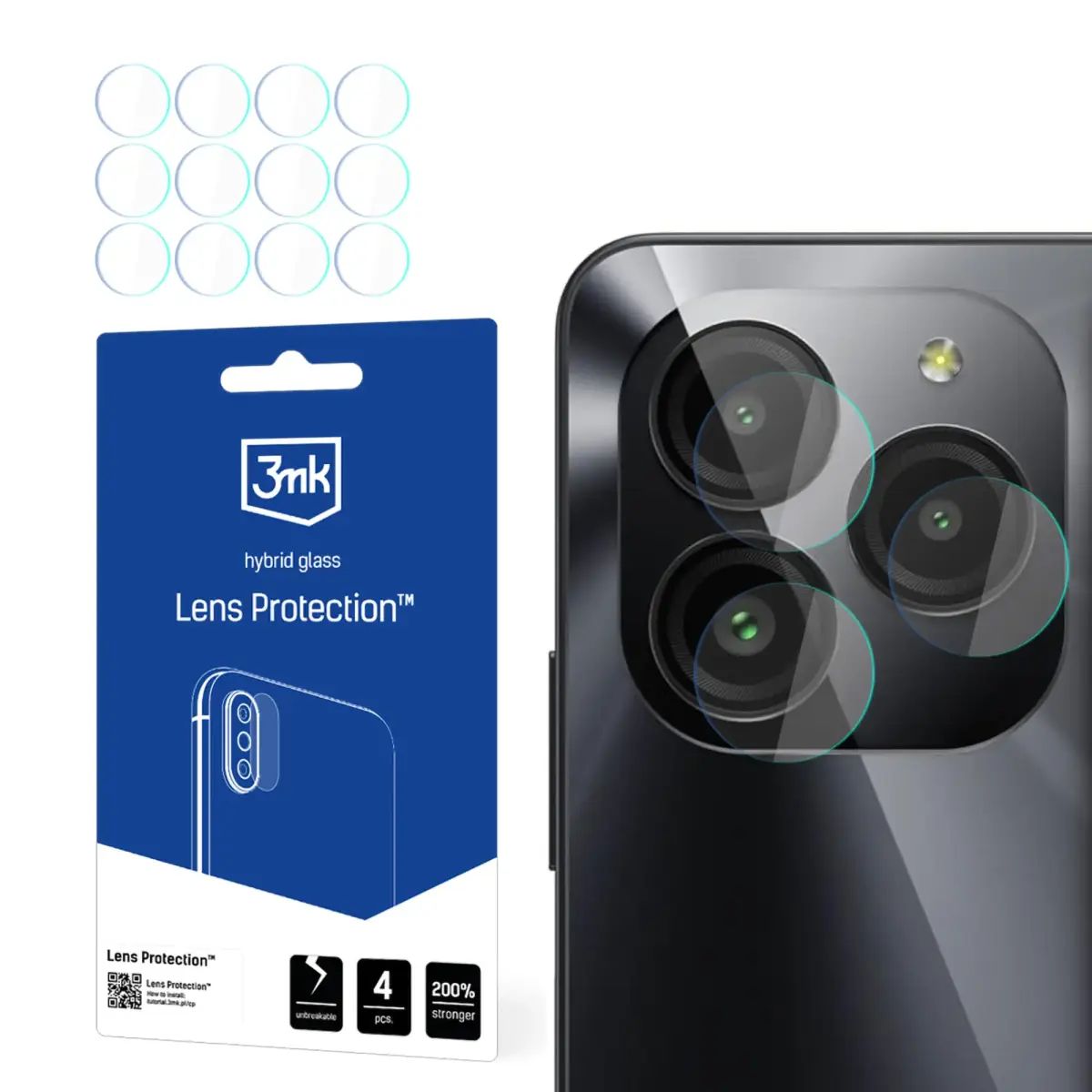 BLU Bold K10 - 3mk Lens Protection