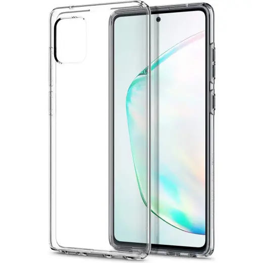 Fusion Ultra Back 2 mm Protect Silicone telefono dėklas Samsung Galaxy A51 (A515) skaidrus