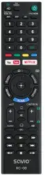Savio RC-08 Universal Remote For Sony TV Black