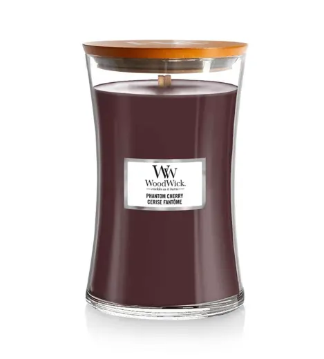 Woodwick Phantom Cherry Scented Candle With Wooden Wick 609,5g