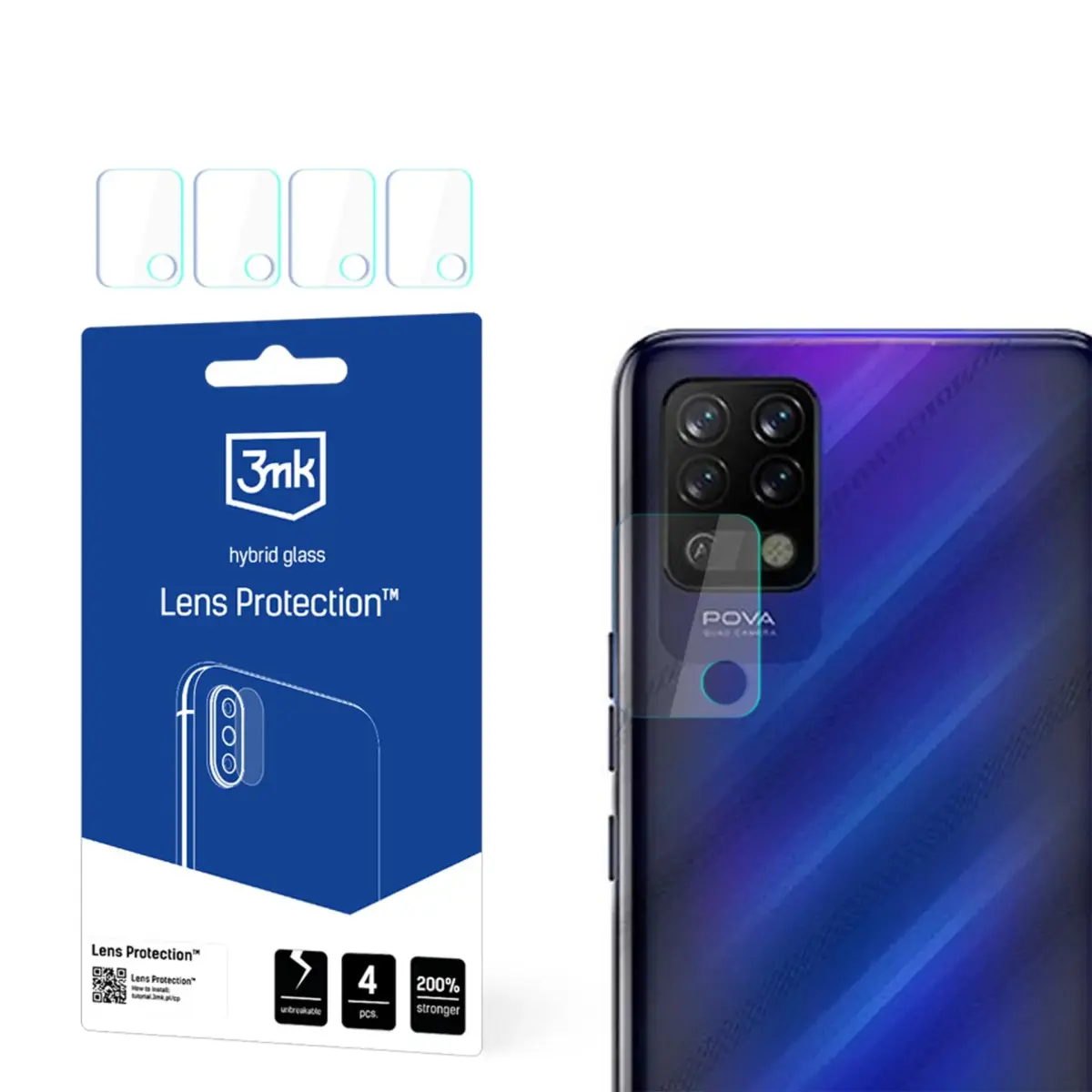 Tecno Pova - 3mk Lens Protection