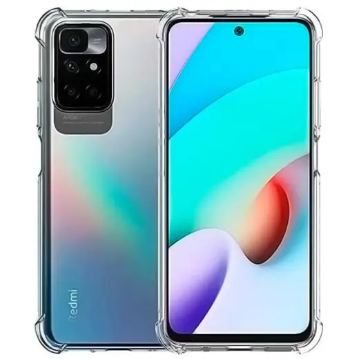 Fusion Anti Shock 1.5 mm telefono dėklas Redmi 10C 4G skaidrus