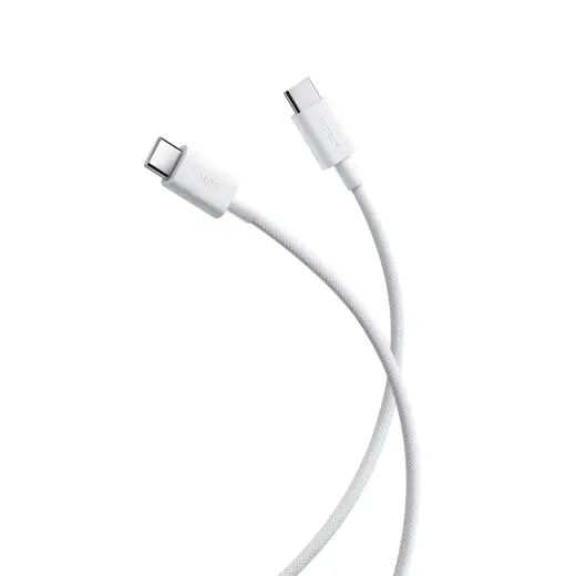 Xiaomi datu pārraides un uzlādes vads | USB-C uz USB-C | 15W | 1m | balts