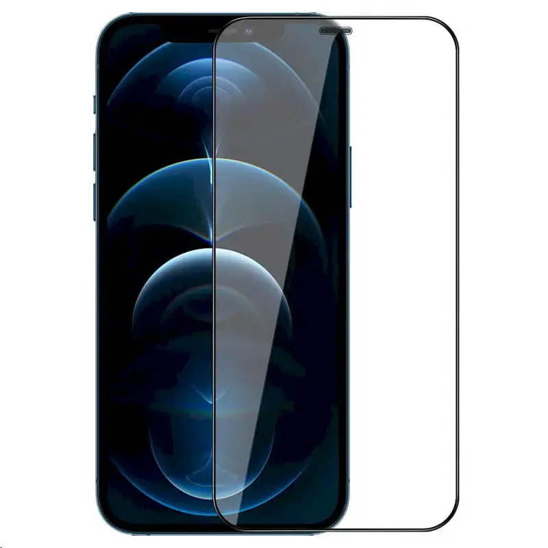 Nillkin HD full cover tempered glass for phone iPhone 12 6.1 black