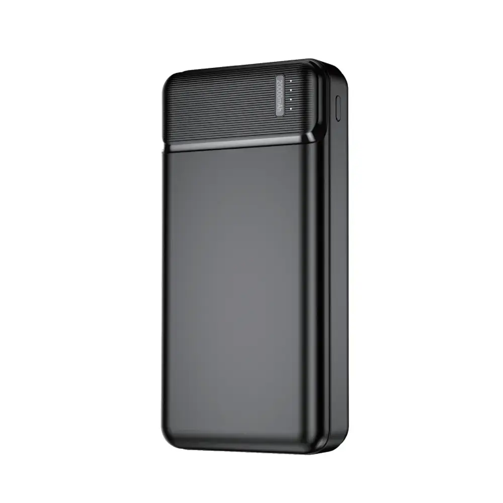 Maxlife MXPB-01 ārējais akumulators (powerbank) | 20 000 mAh | 10.5W | USB-A, Micro USB | melns