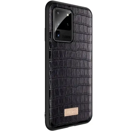 Sulada luxurious high quality silicone telefoni ümbris iPhone 12 Pro Max must