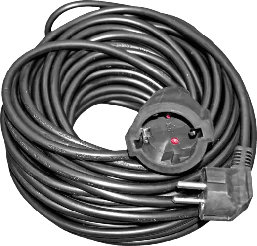 Pagarinātājvads 30m b/z 2Gx1.0mm melns