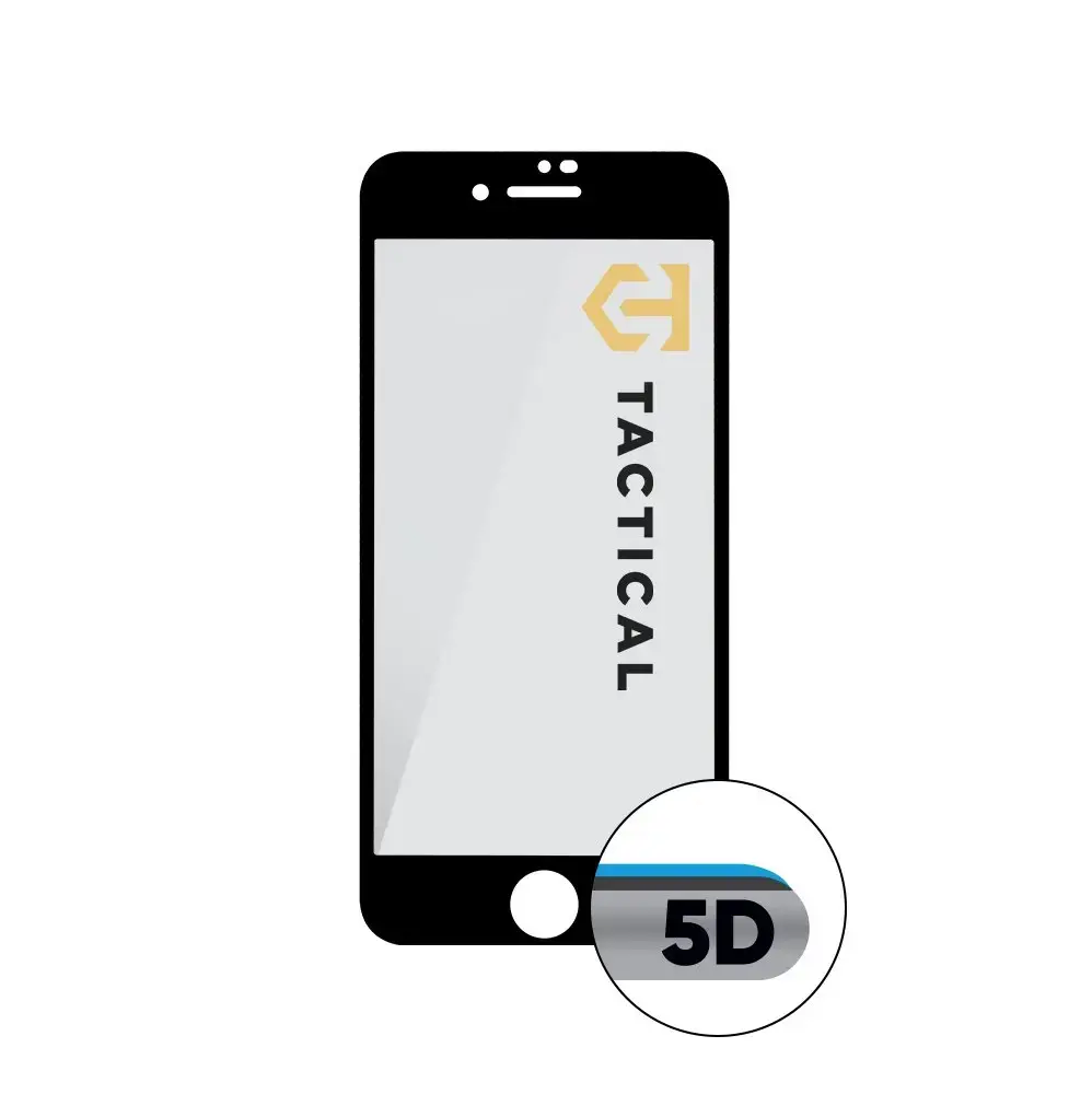 Tactical Glass Shield 5D защитное стекло для телефона iPhone 7 | iPhone 8 | iPhone SE 2020 | iPhone SE 2022 черный