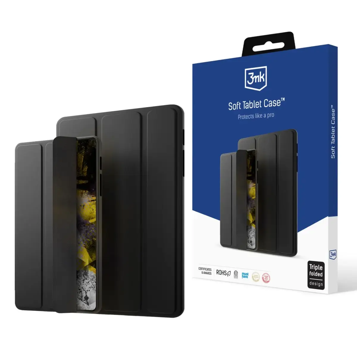 3MK Soft planšetdatora maciņš Galaxy Tab S10 FE melns