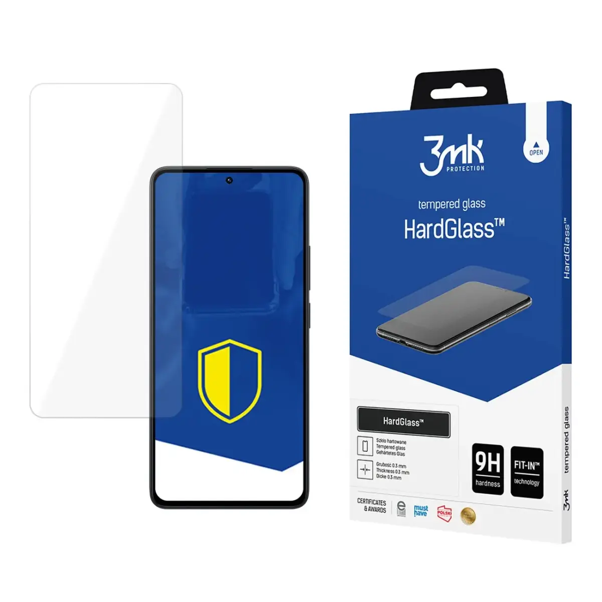 3MK HardGlass™ aizsargstikls telefonam Xiaomi Redmi Note 13 5G
