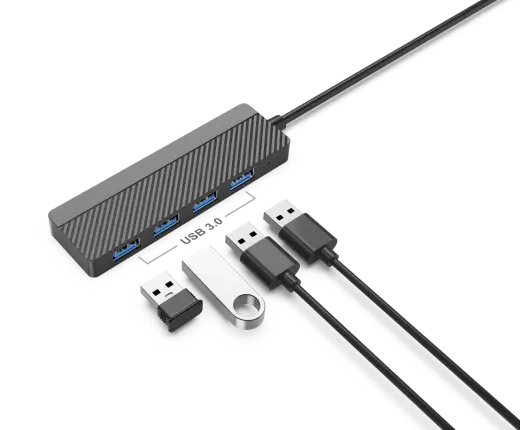 EGA H2 USB-хаб | USB-C на 4x USB 3.0 | чёрный