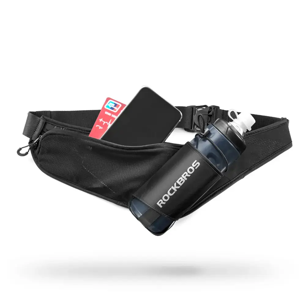 Rockbros D45 Bike Bottle Hip Bag - Black