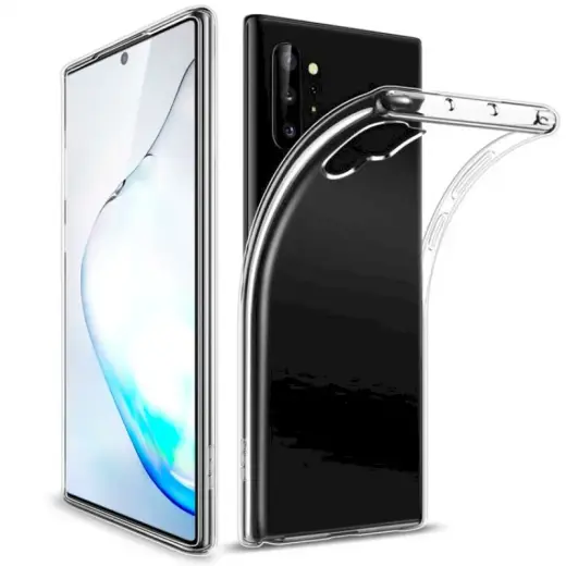 Fusion Ultra Back 1 mm protect telefono dėklas Samsung Galaxy Note 10+ skaidrus
