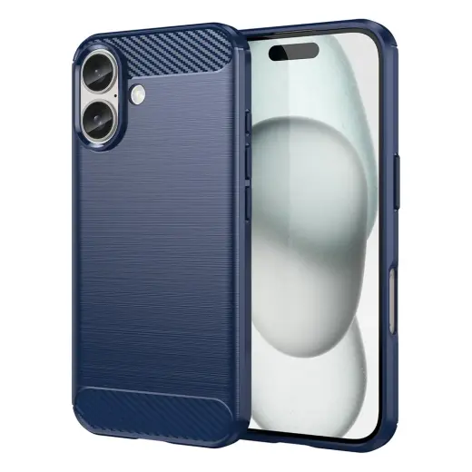 Carbon maciņš telefonam iPhone 16 zils