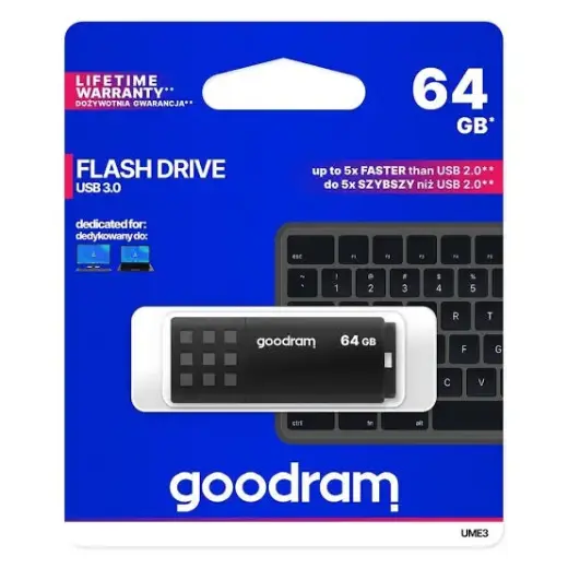 Goodram pendrive 64GB USB 3.0 UME3 black